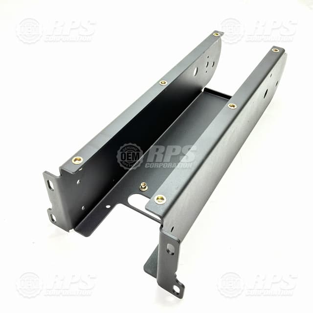 211-1503D - Steering Tower Black w/crimpnuts 