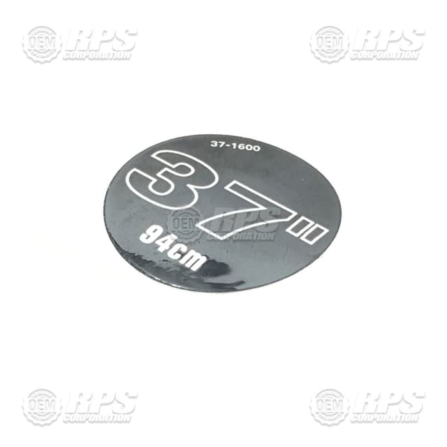 37-1600 - Decal, Squeegee 37 