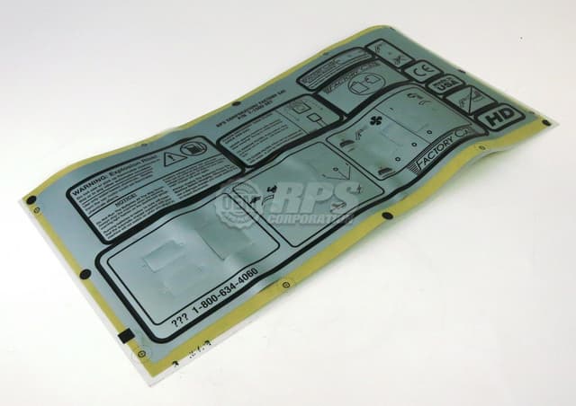 7-150D - Decal,Walk Behind Scrubber Miscellaneous 