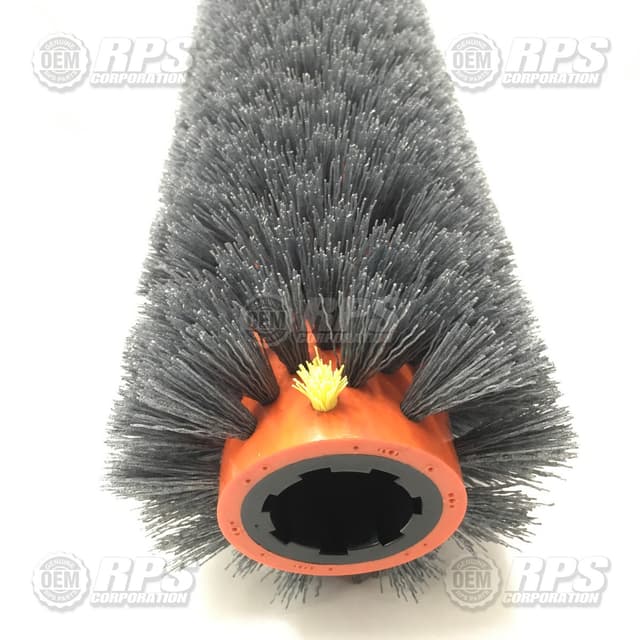 75-286PS - Brush, Cyl, 28, Light-Grit, 7-Spline Orange 