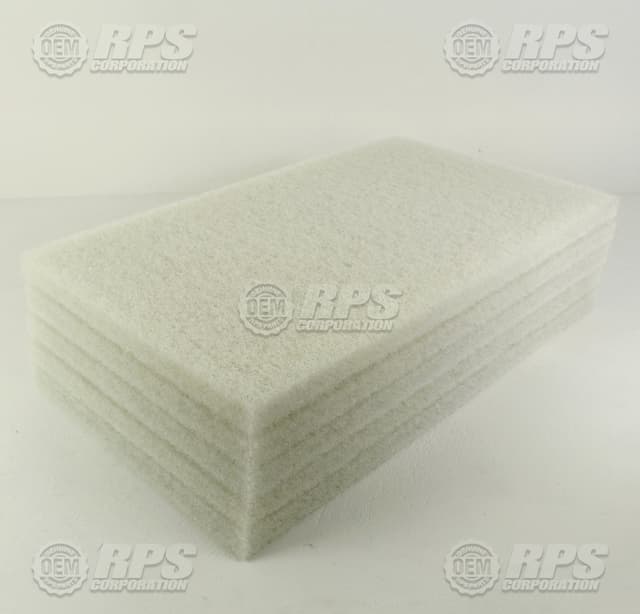 EDGE-2405 - Pad, 14" X 24" White Scrub Case of 5 