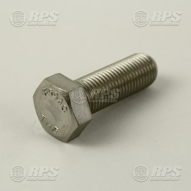 H-01219 - Screw,Hex Cap,3/8-24x1-1/8" Stainless 