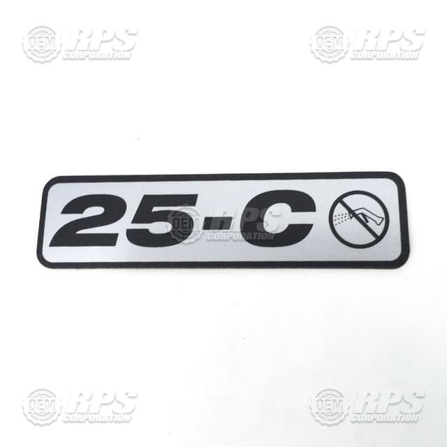 H-025C - Decal, 25-C 