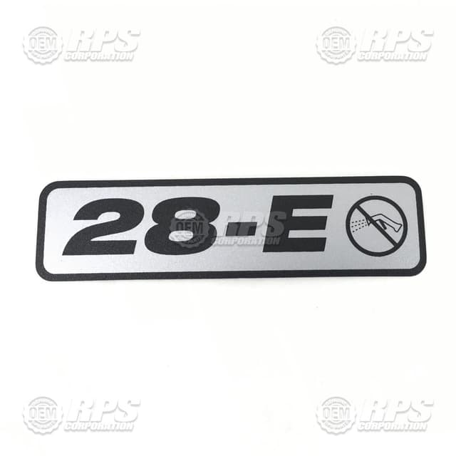H-028E - Decal, 28-E 
