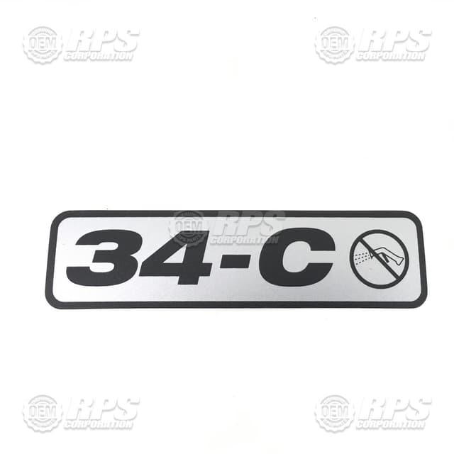 H-034C - Decal,34-C 