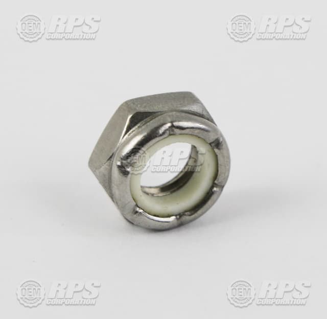 H-NJ06C - Nut,Jam Nylok,3/8-16,Stainless 
