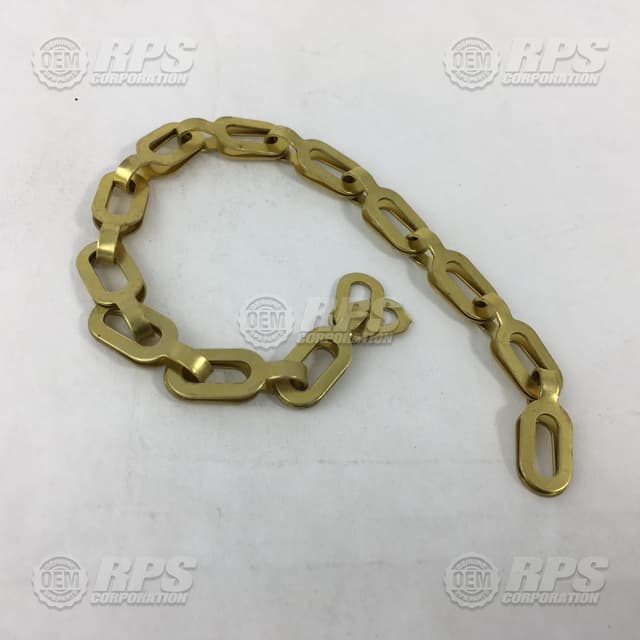 T-360824S0800 - Chain,Flat,8"L,Brass 