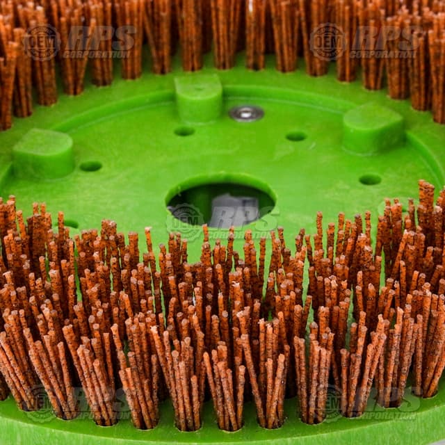 13-382SS - Brush,Super-Grit,13"8-Lobe Green 