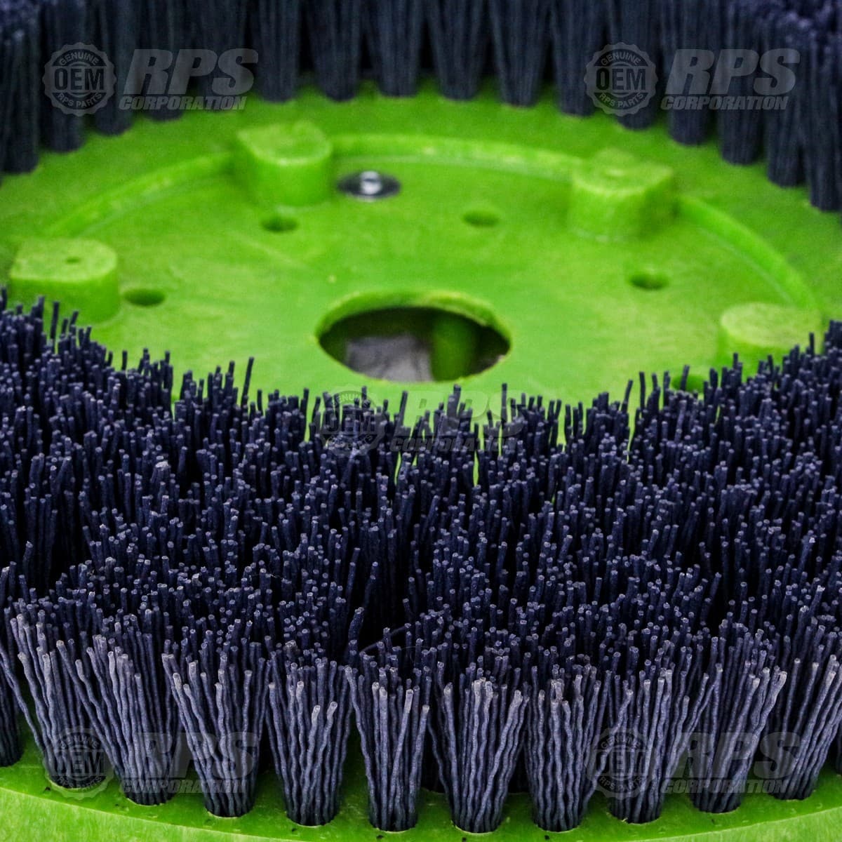 14-382C - Brush,Midi-Grit,14", 8-Lobe Green 