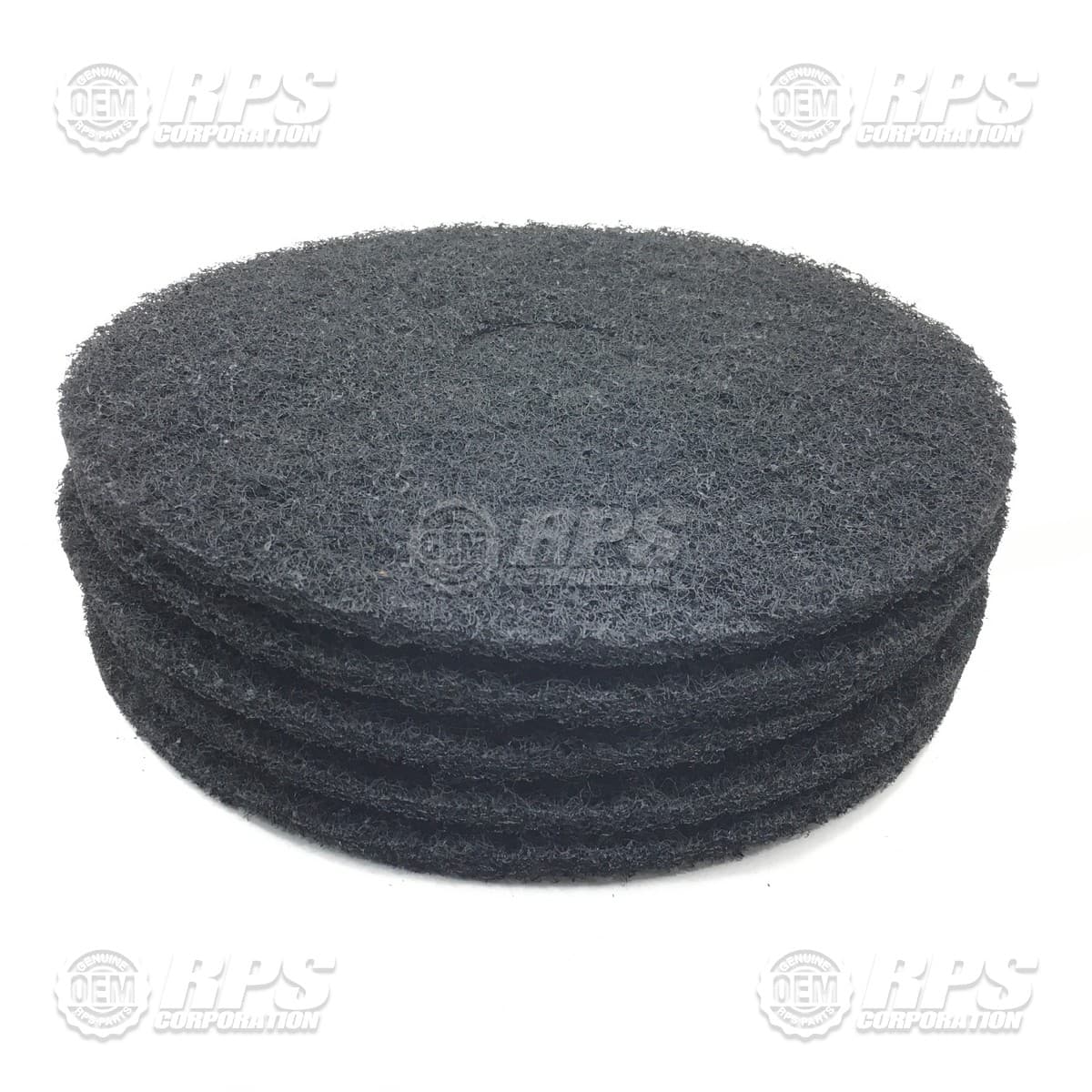 16-422B - Floor Pads, 16" Black - Case of 5 pads ea