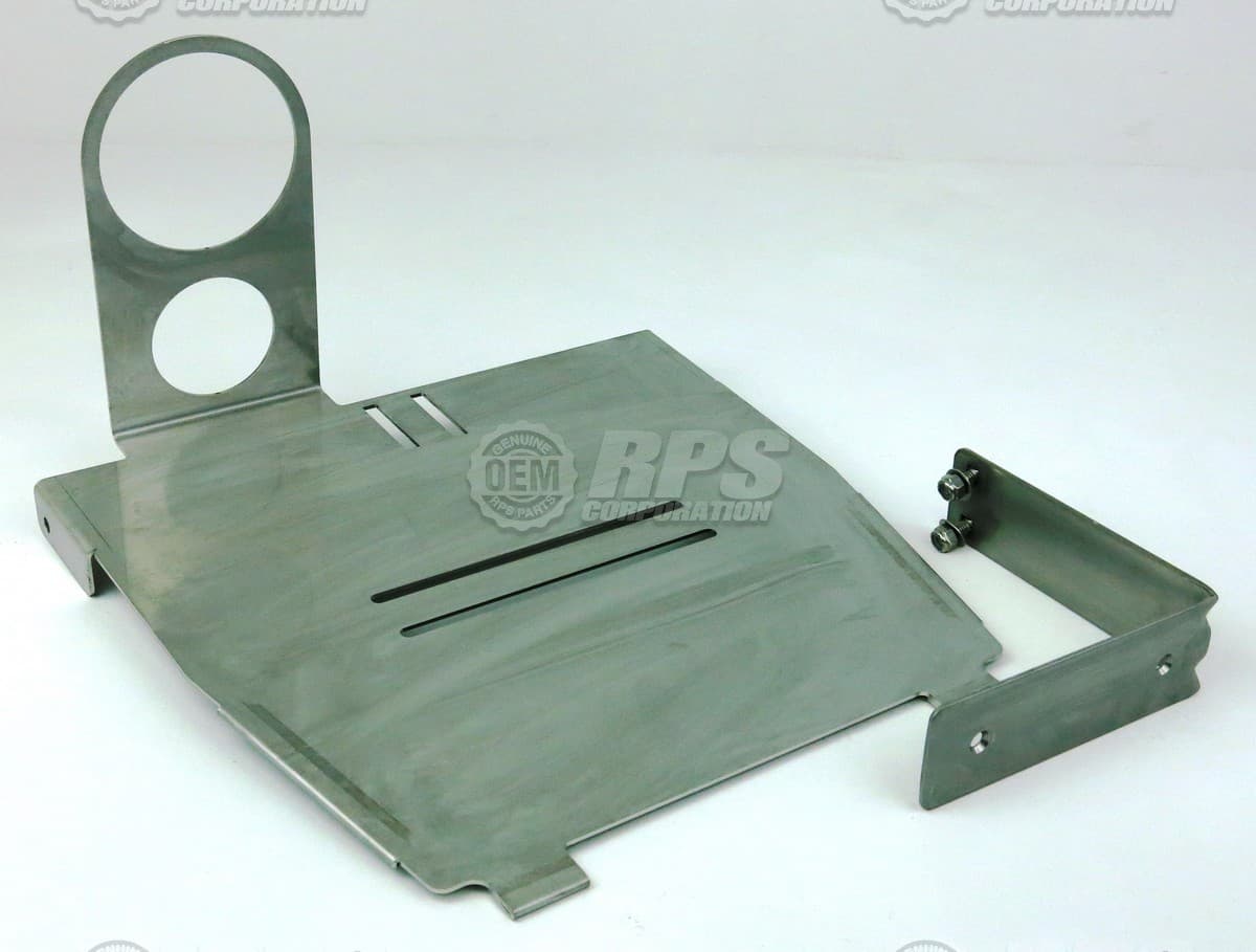170-1130D - Baffle,Stainless w/ Holder 