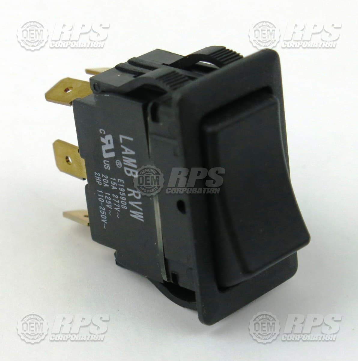 170-2340 - Switch,Rocker,Black,DPDT ON-ON 