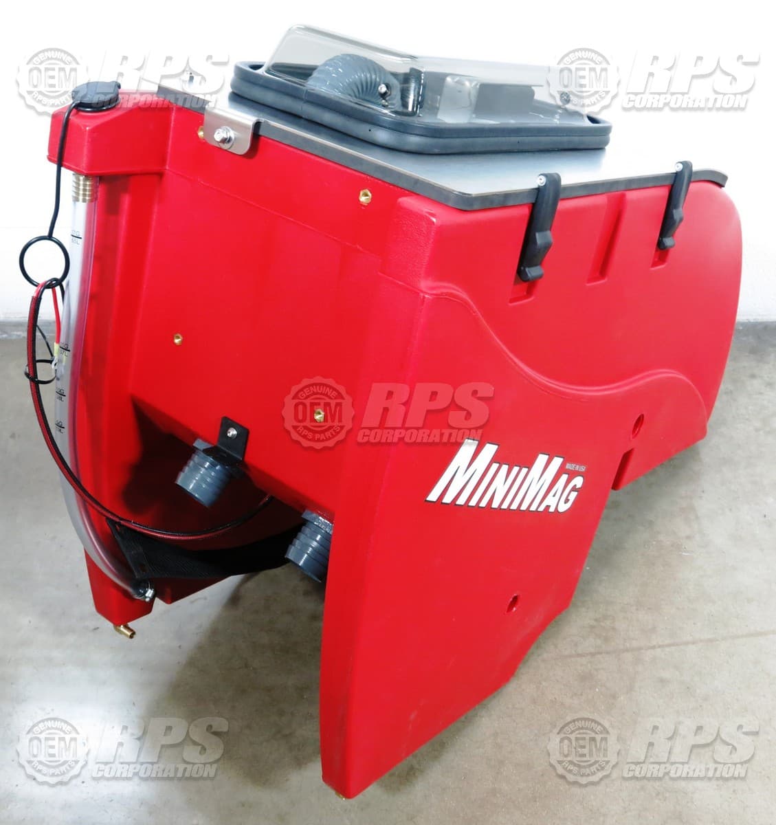 170-4141W - Tank Red Complete - Includes Tank, Vac Motor, Metal Lid, PLastic Lid and Tank Guts