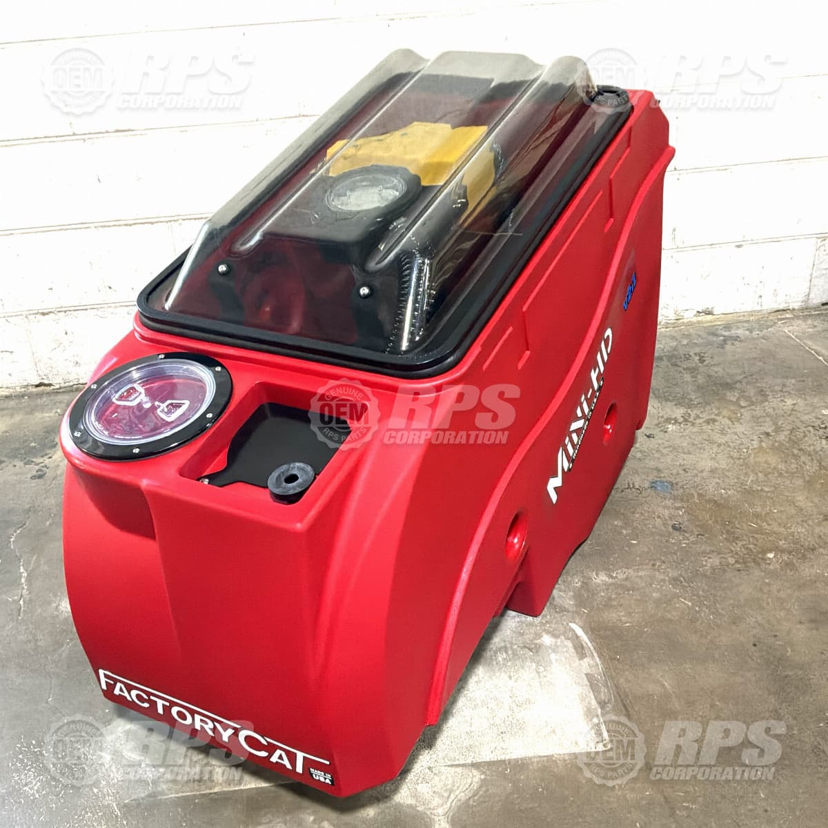 175-4141W - Tank,Solution/Recovery,Red, XL Tank Complete 