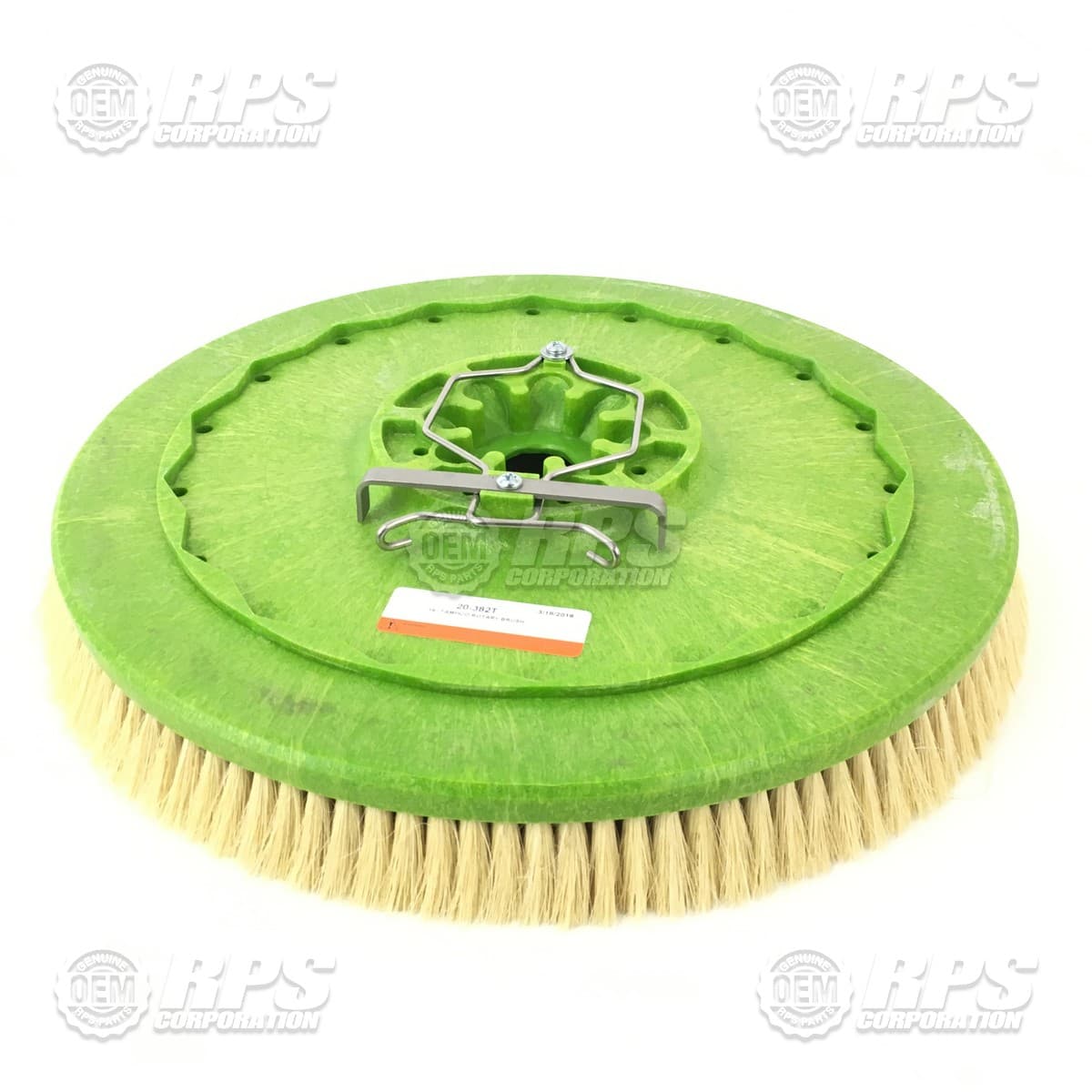 20-382T - Brush,Tampico,20", 8-Lobe Green 