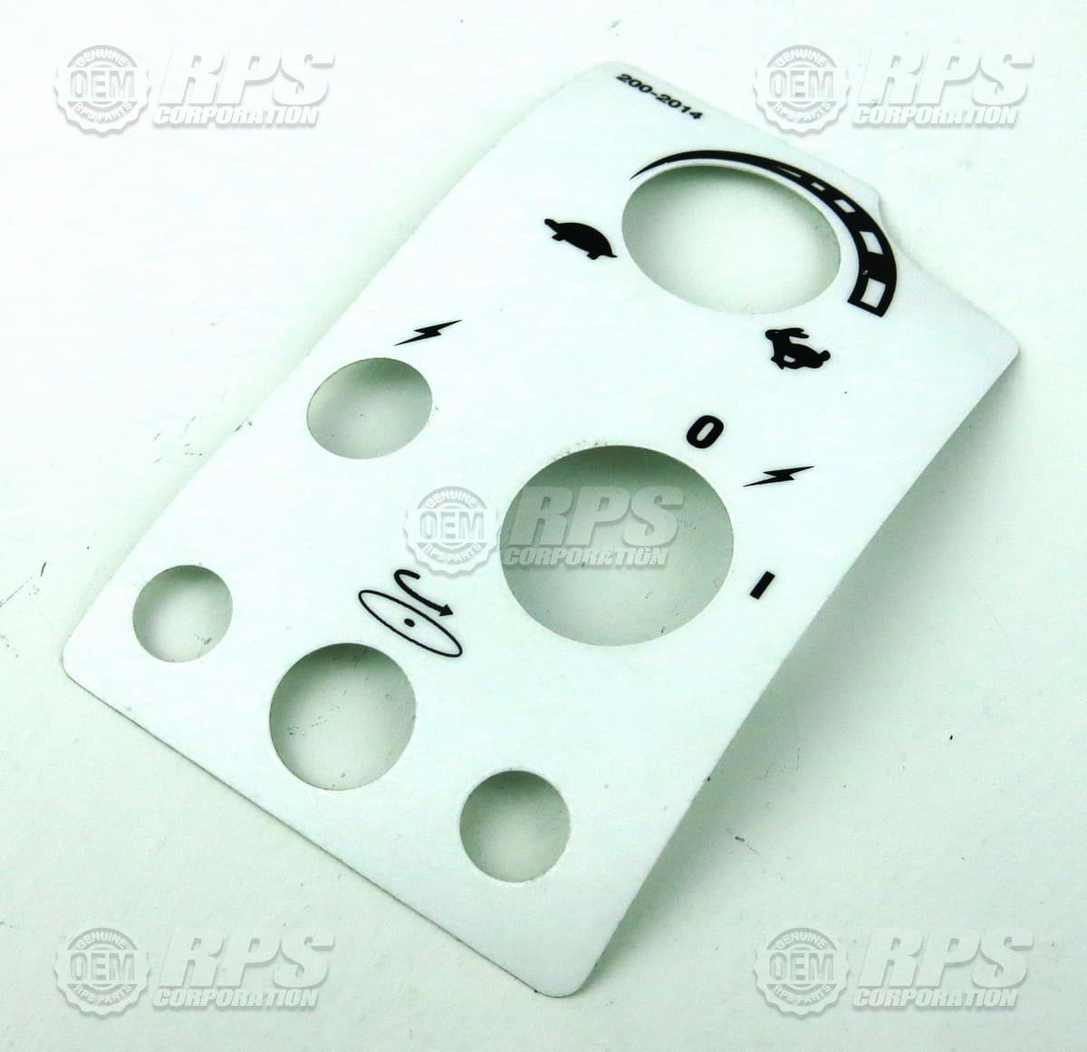 200-2014 - Decal,200 Control Panel,Side 