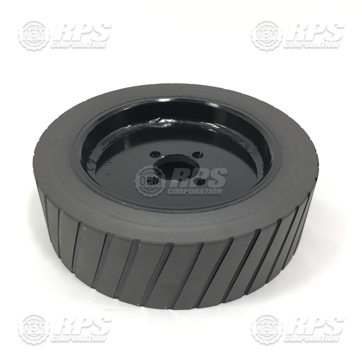 253-6195D - Wheel Assembly,Rear,Poly,3.5"W W/Grooves 