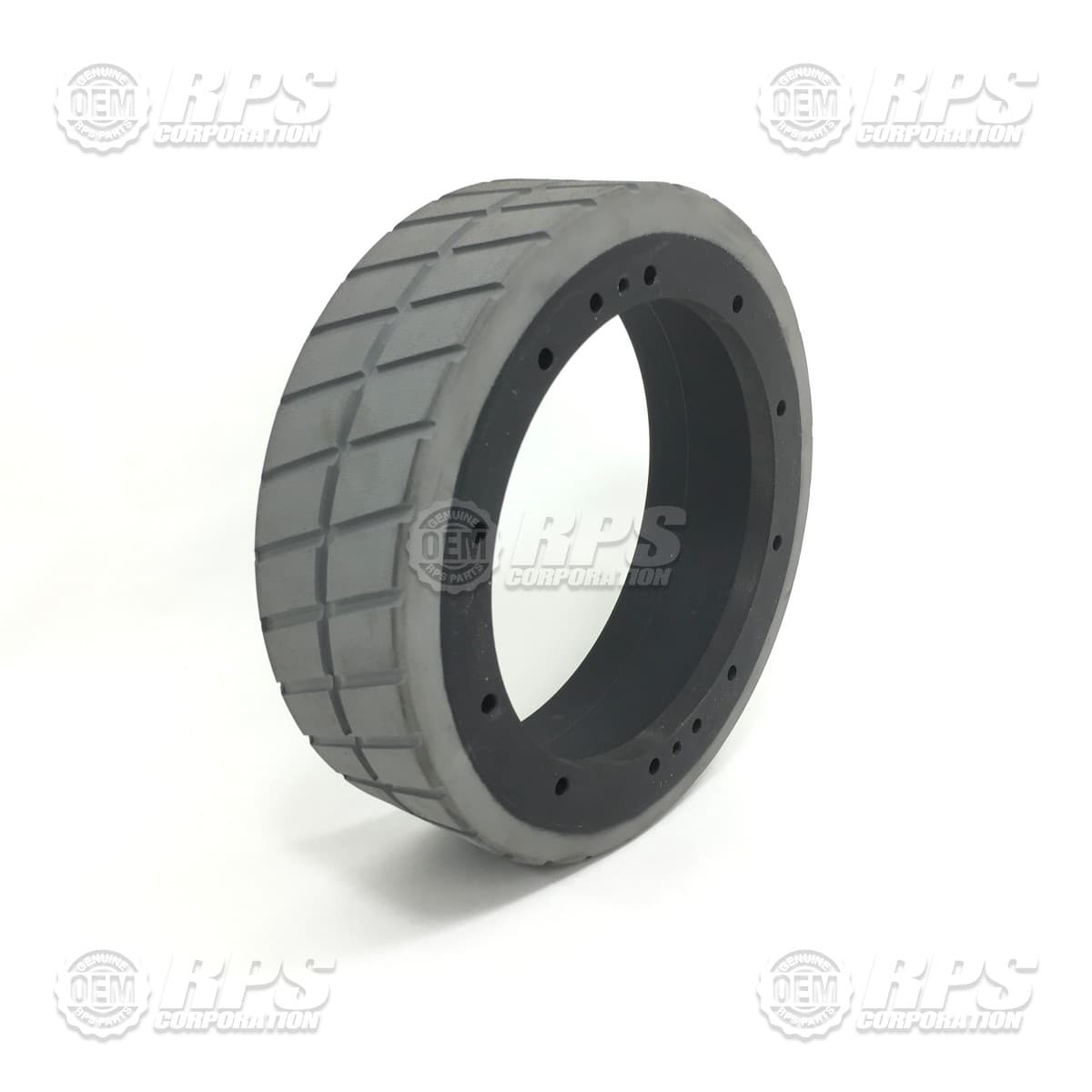 255-7320G - Tire and Wheel,Grey Grooved 