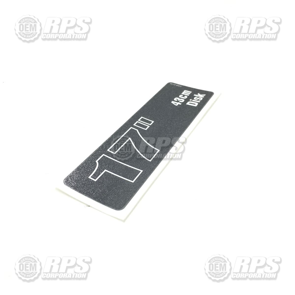 260-017D - Decal, Disk, 17 