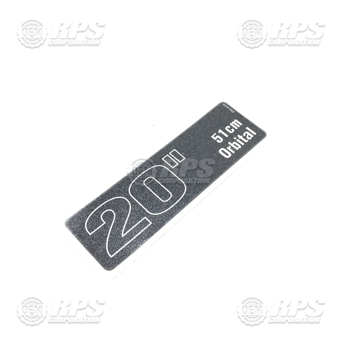 260-020O - Decal, 20 Orbital 