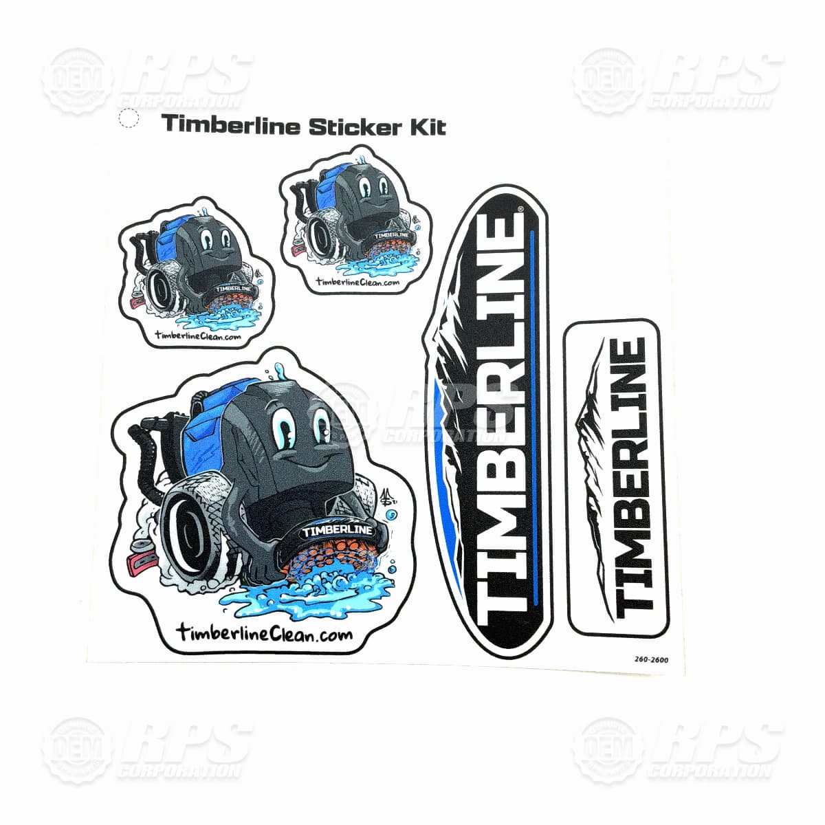 260-2600 - Timberline Sticker Pack 