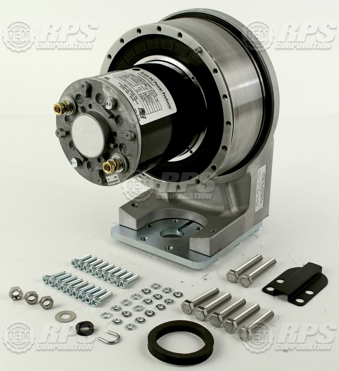 290-7310D - Drive,Front Wheel,12",24V w/o Tire w/Pivot Plate 