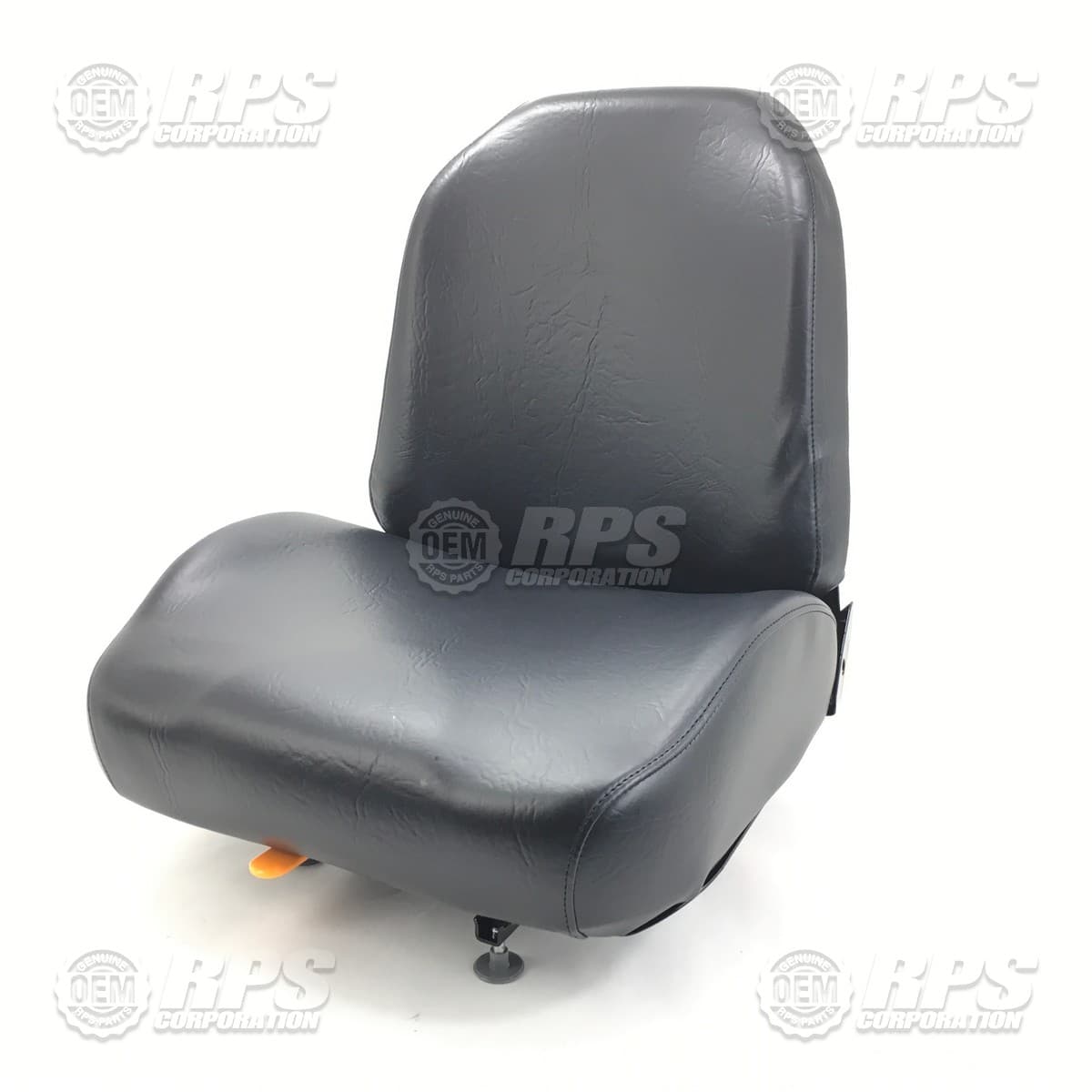 650-1430 - Seat,w/Switch, Static Back, Black Vinyl Cover 