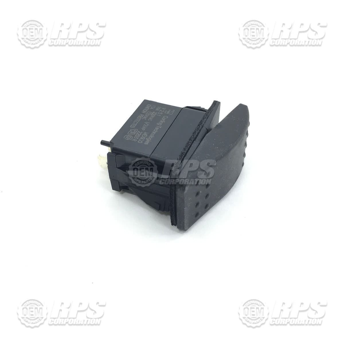 8-233 - Switch,Rocker,SPST,MOM Black 