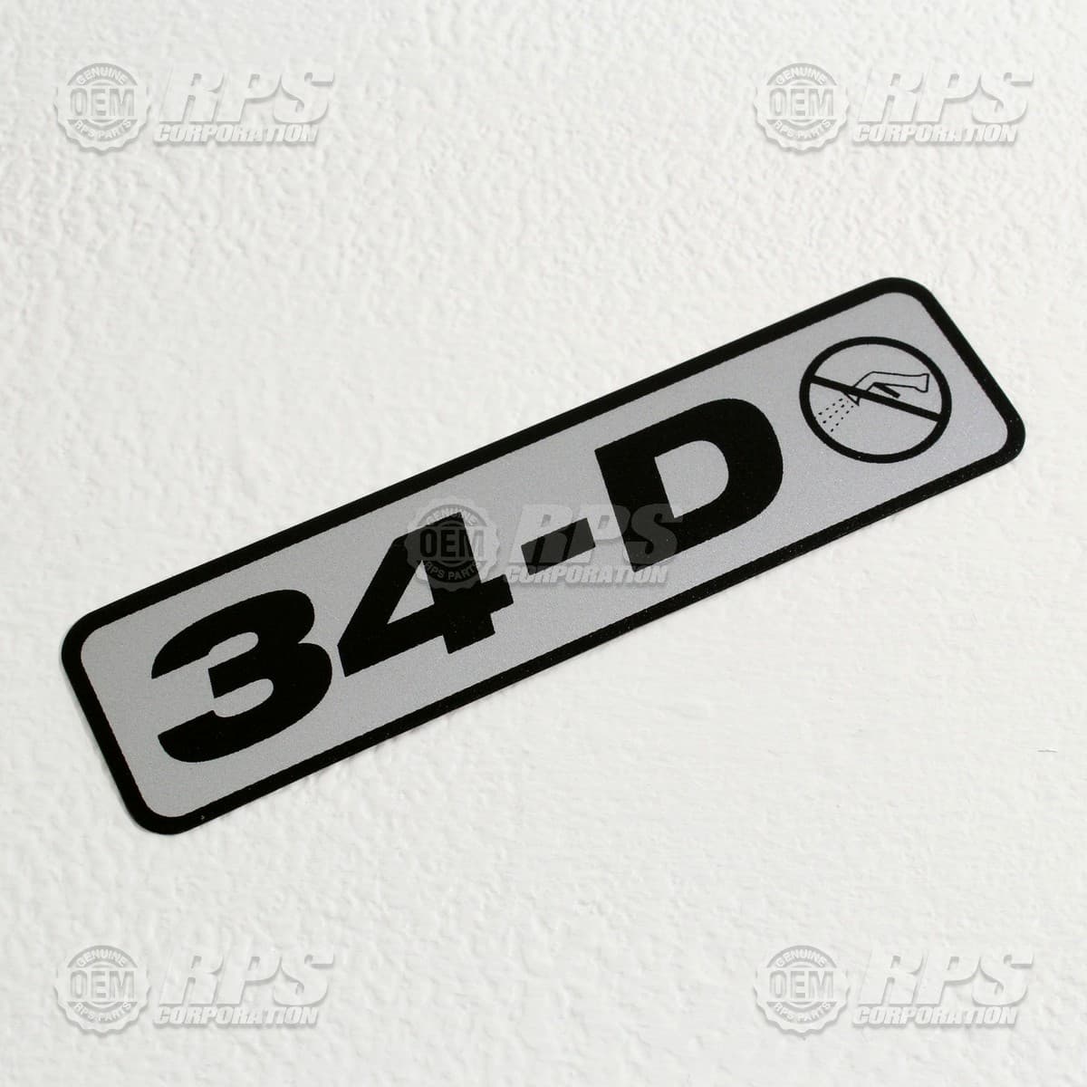 H-034D - Decal,34-D 