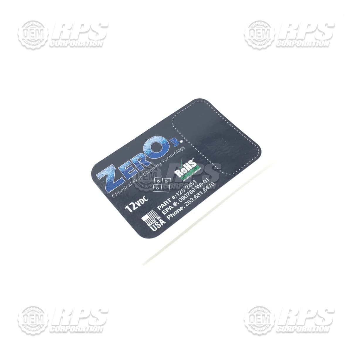 123-1845 - Decal, Generator, Onboard, 12V