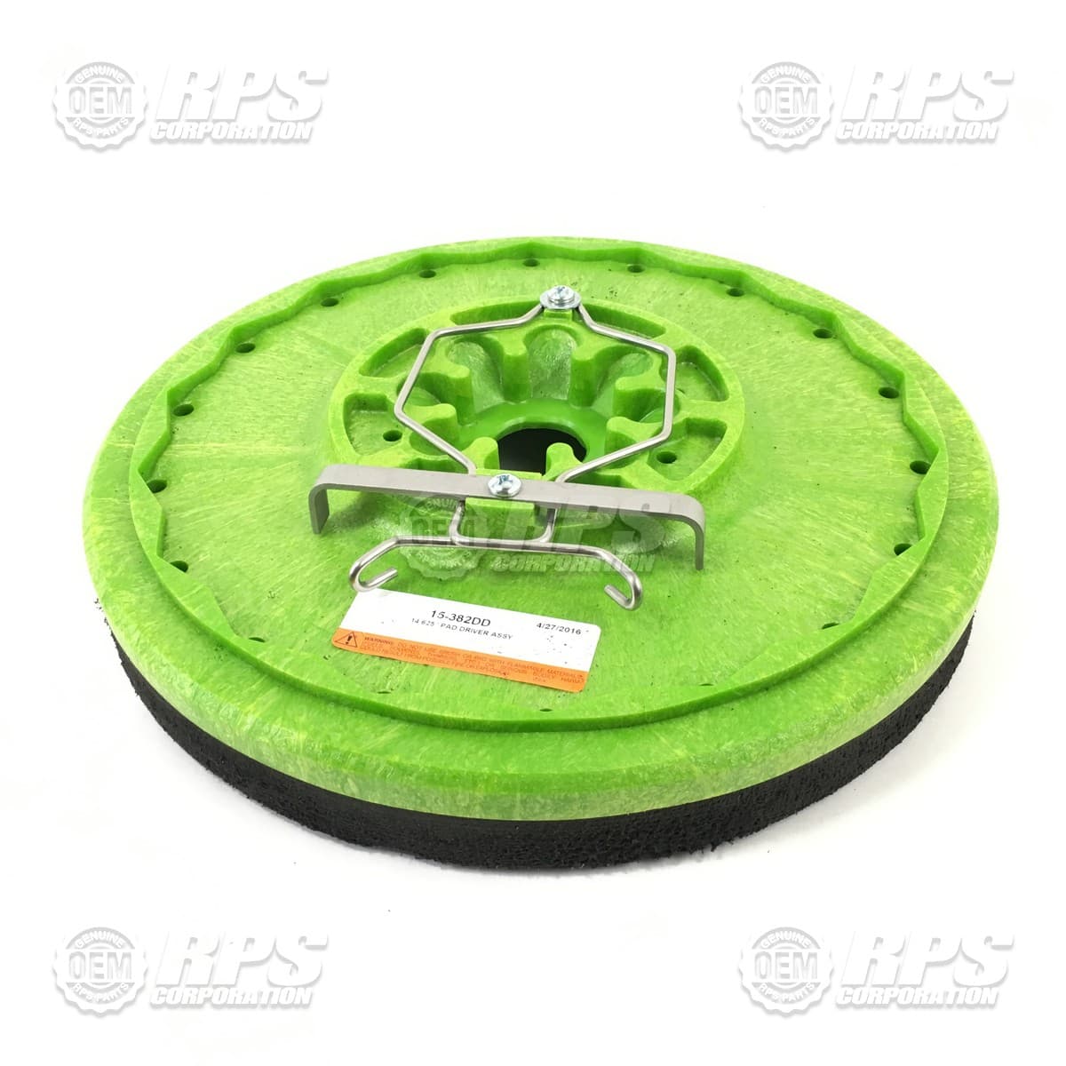 15-382DD - Pad Driver, 15" SNAP Diamond Driver, Green Block