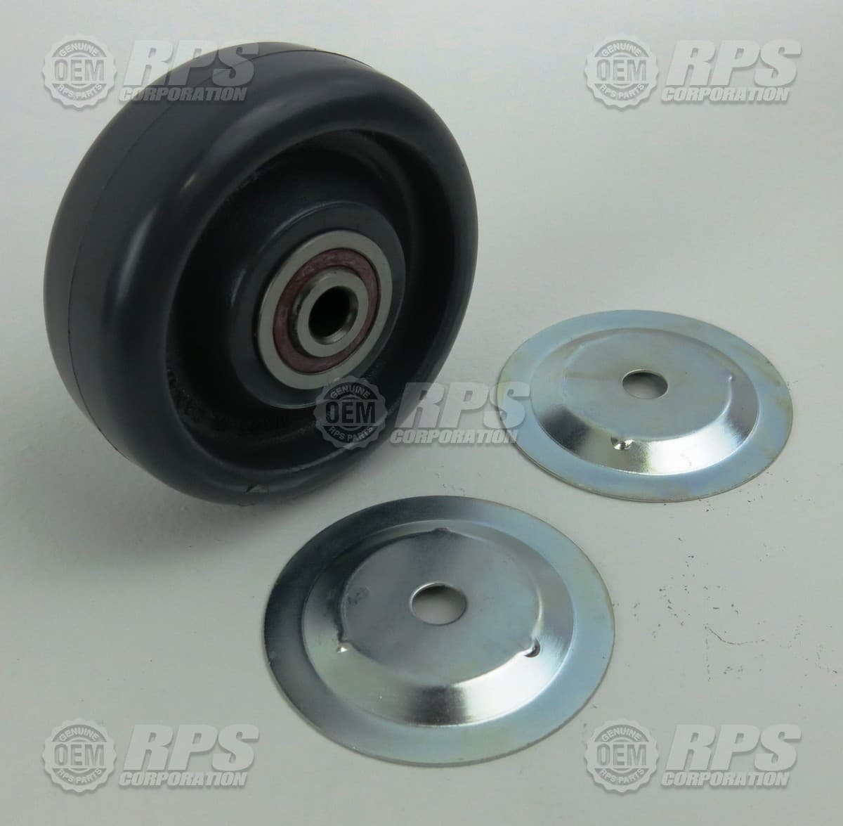 150-3020 - Wheel,"3-1/2x1-3/8",Poly,Grey