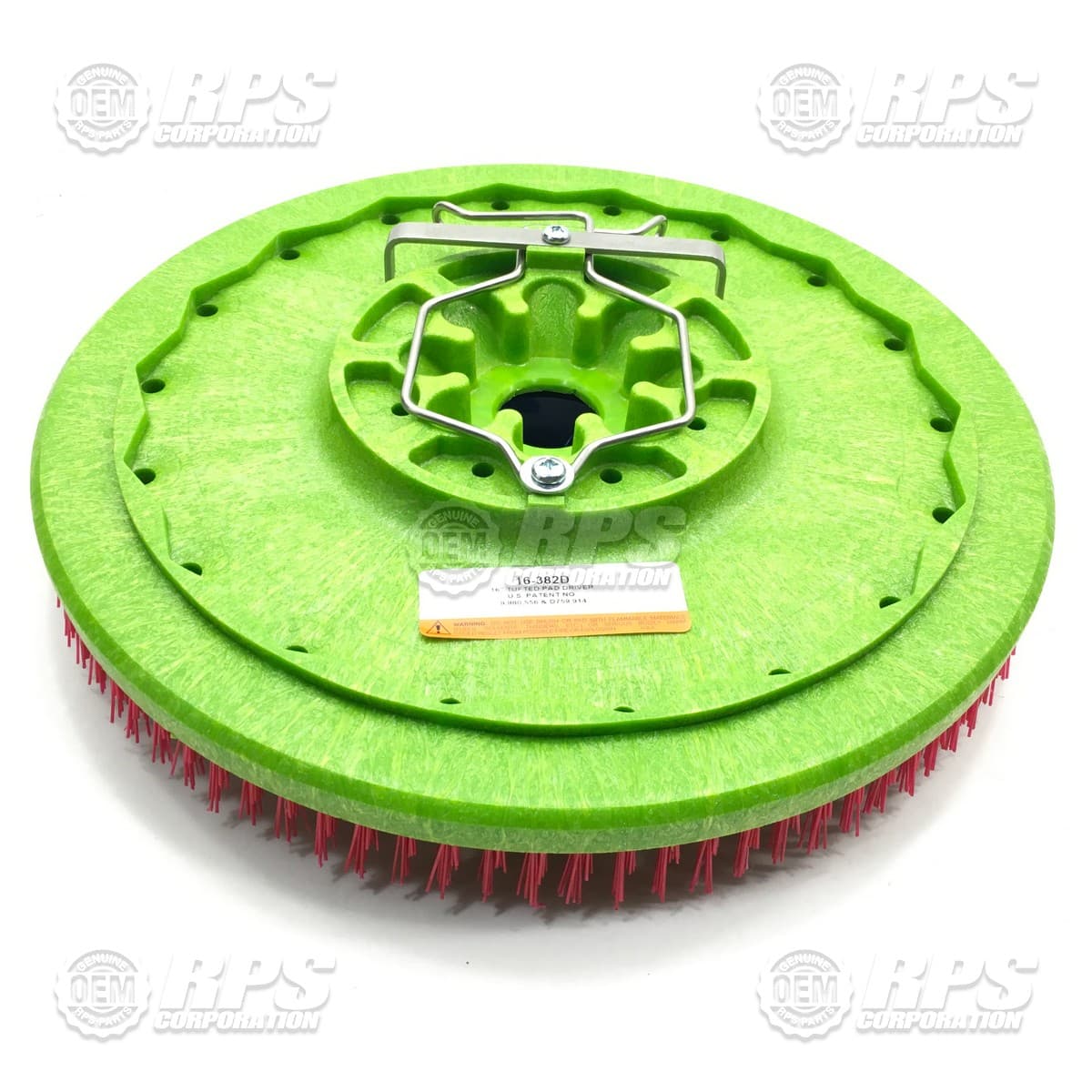 16-382D - Pad Driver, 16, 8-Lobe Green