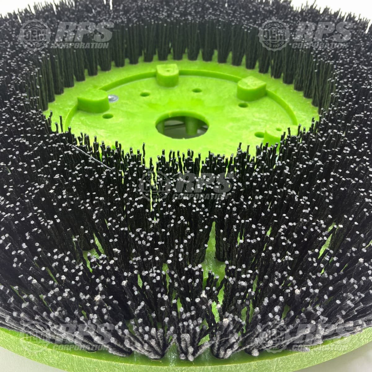 16-382S - Brush,Tough-Grit,16", 8-Lobe Green
