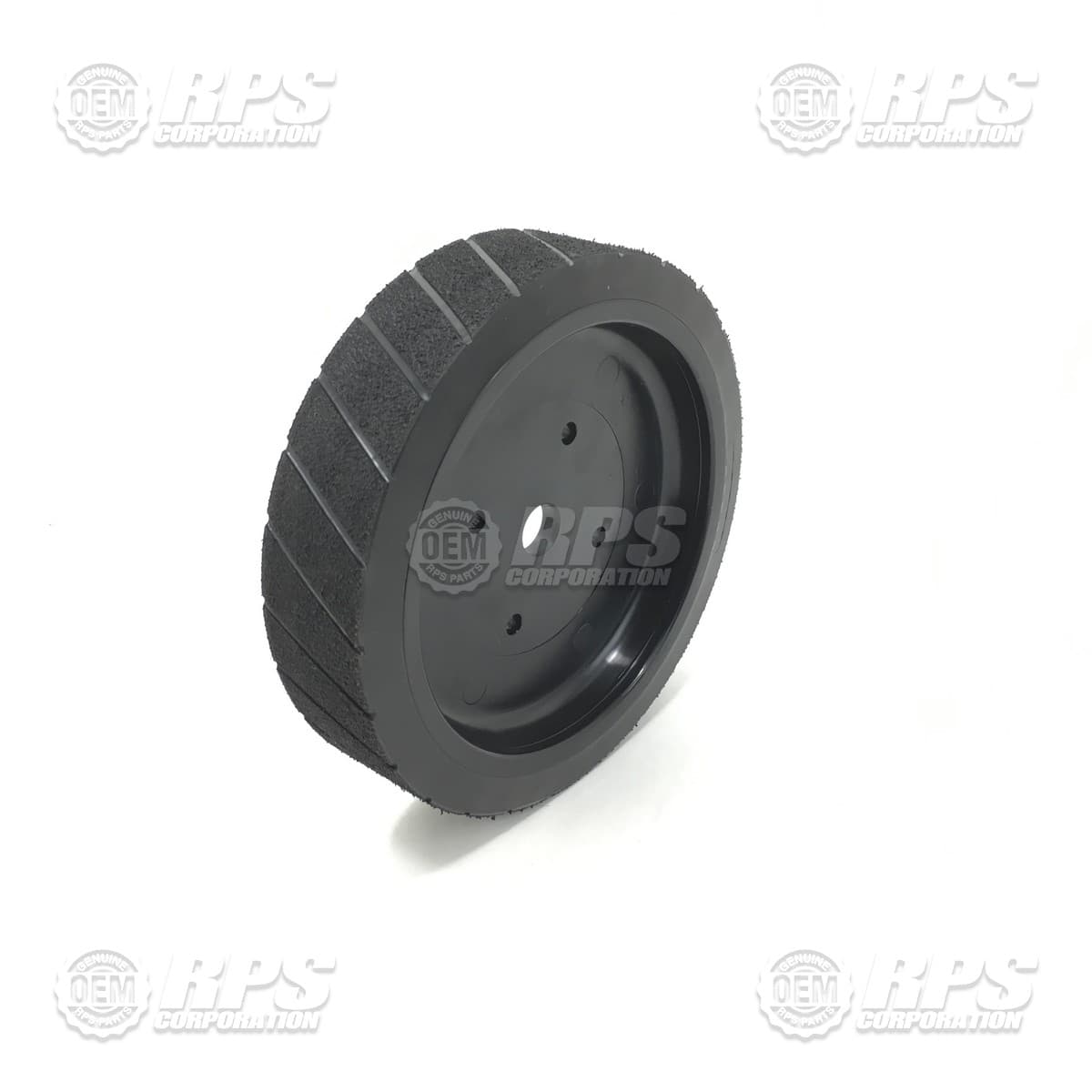 170-6182 - Tire, Black, Poly, 8" OD x 2" W Grooved