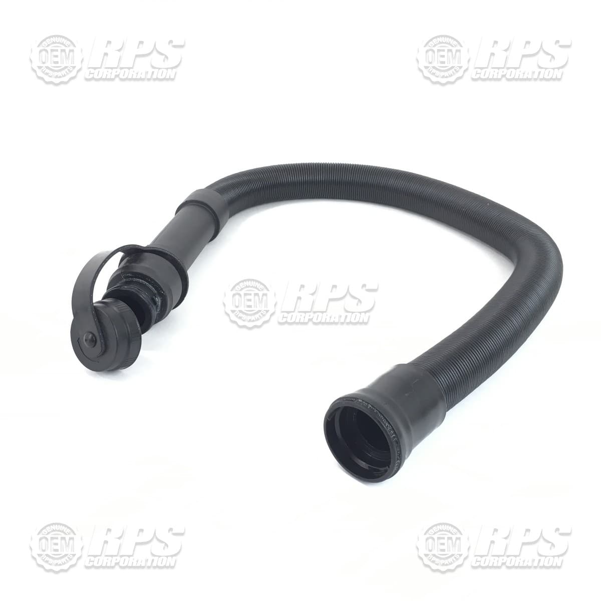 175-0122 - Hose, 1.5"IDx26"L, 5:1 Stretch Hose, Blk Pinch Cuff, 1/4 Turn Cap