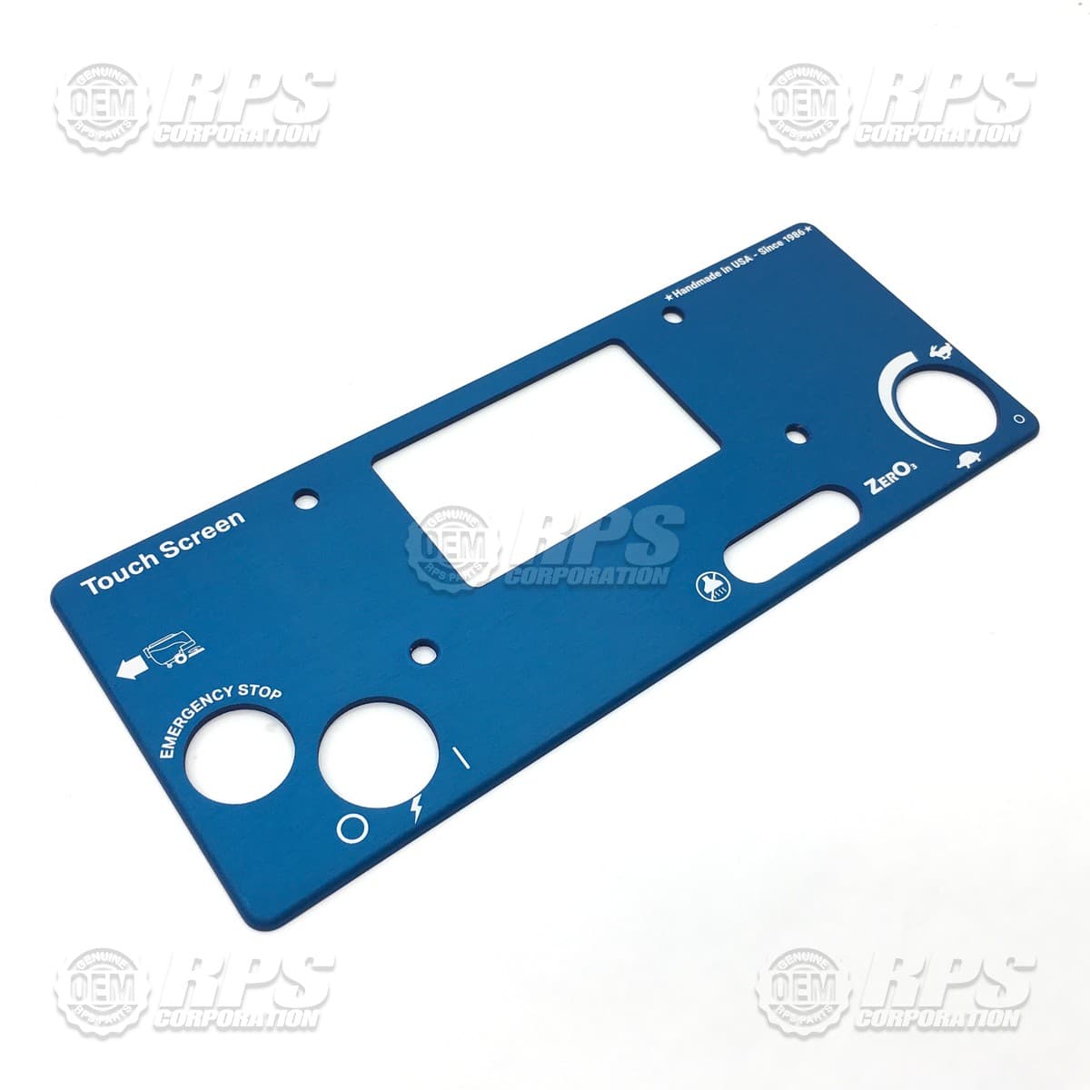 175-2018 - Control Panel Top, Touch Screen, Blue