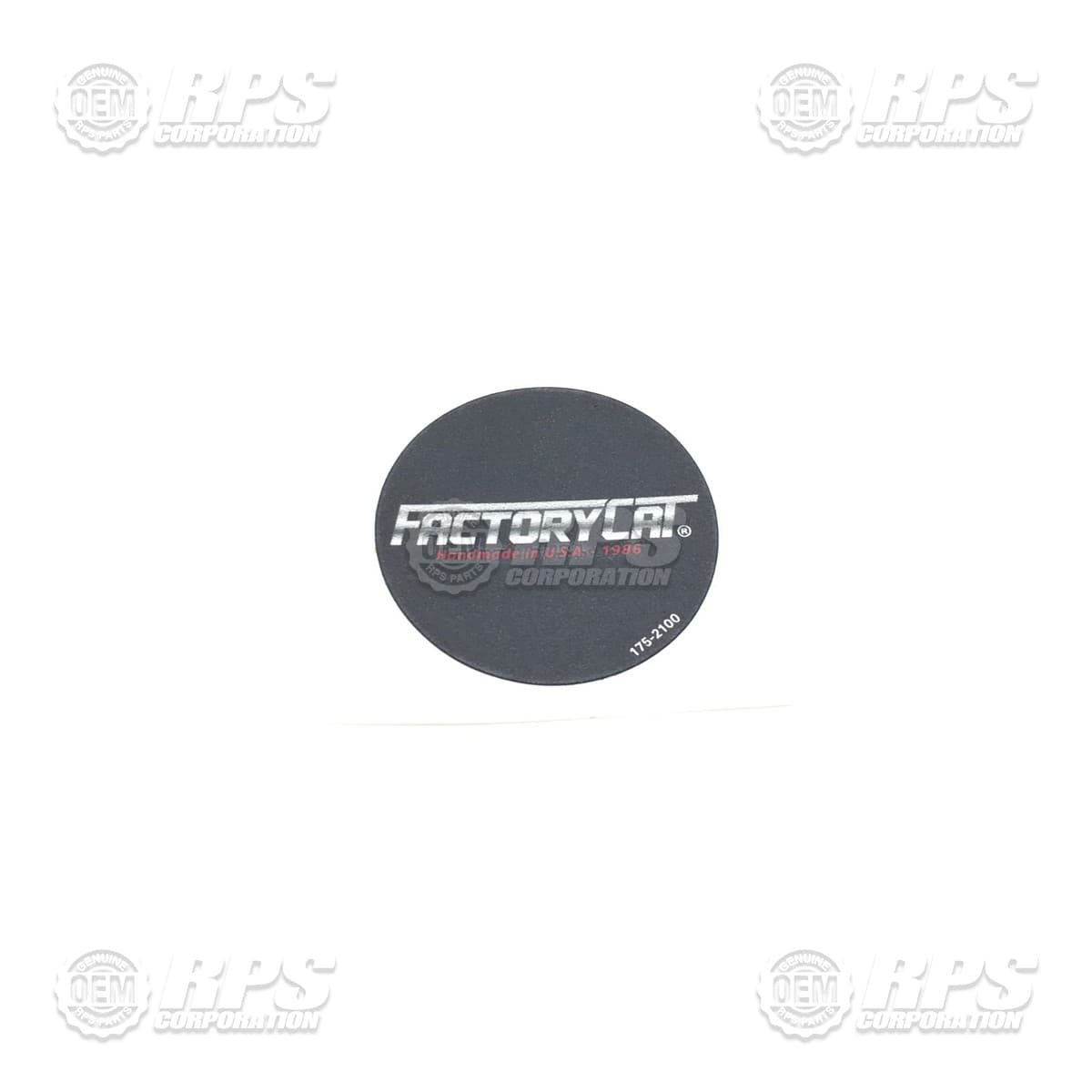 175-2100 - Decal, Steering Wheel, FactoryCat