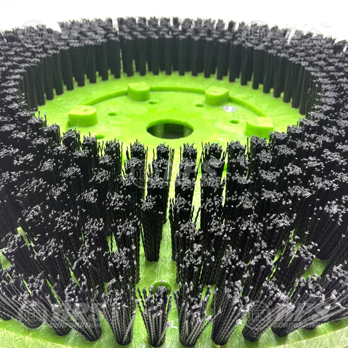 18-382P - Brush,Poly,18, 8-Lobe Green