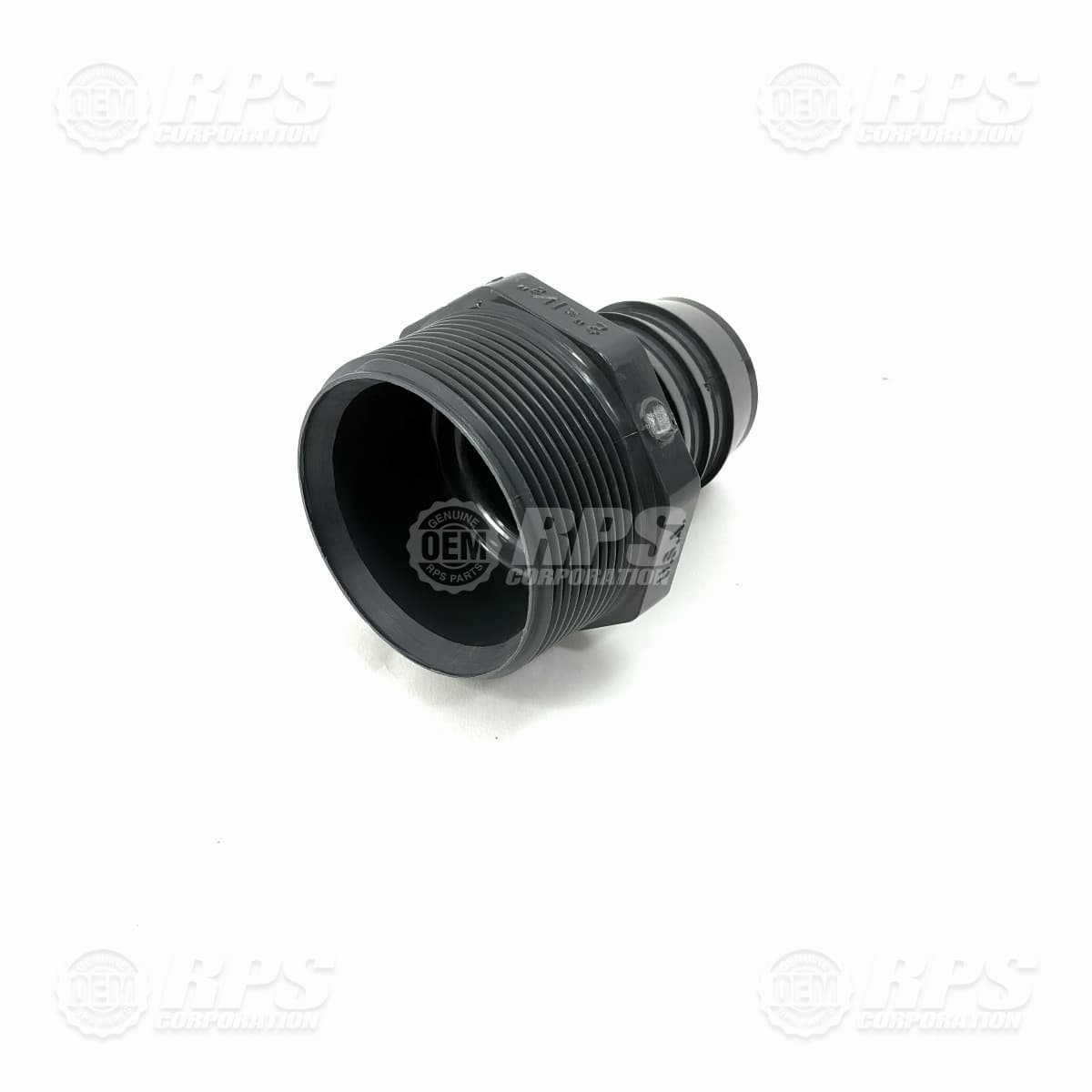 190-1210D - Fitting,2.0" NPT X 2.0" Barb Male, Nylon, Chamfered