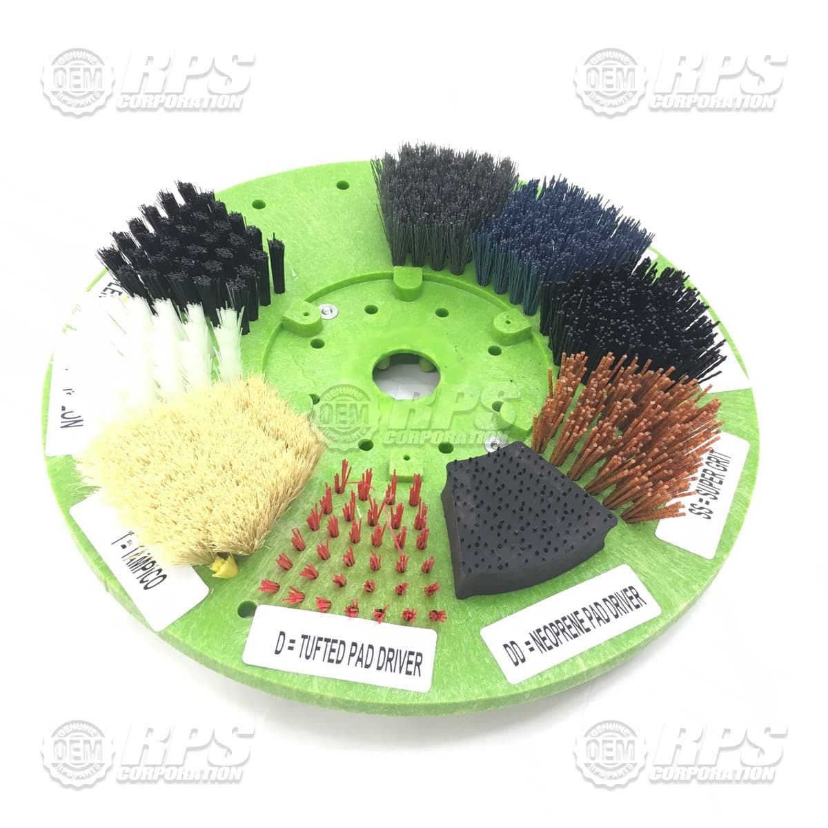 25-382SAM - 13 Multi-fill Sampler,8-Lobe Green