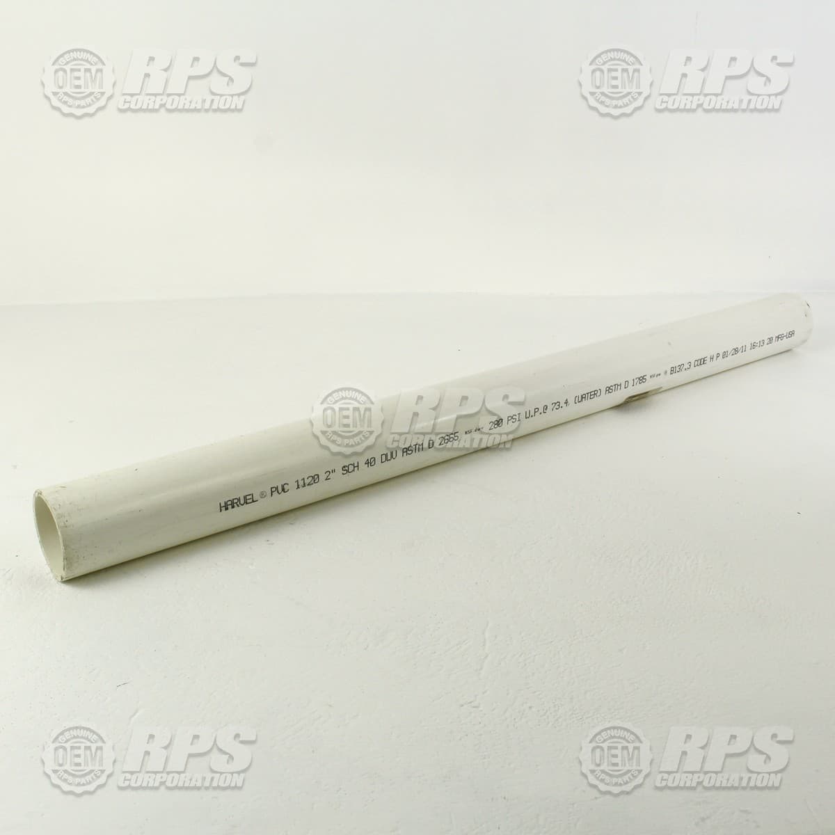 250-0121 - Pipe,PVC,2"IDx31-1/2"L