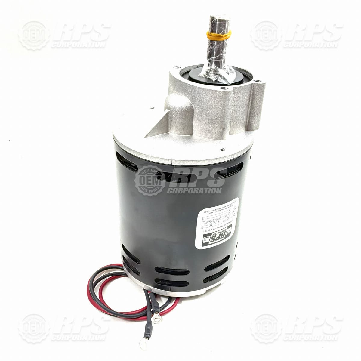 253-2220D - Motor,24V,1.0 HP,340 RPM Long Shaft,w/connectors