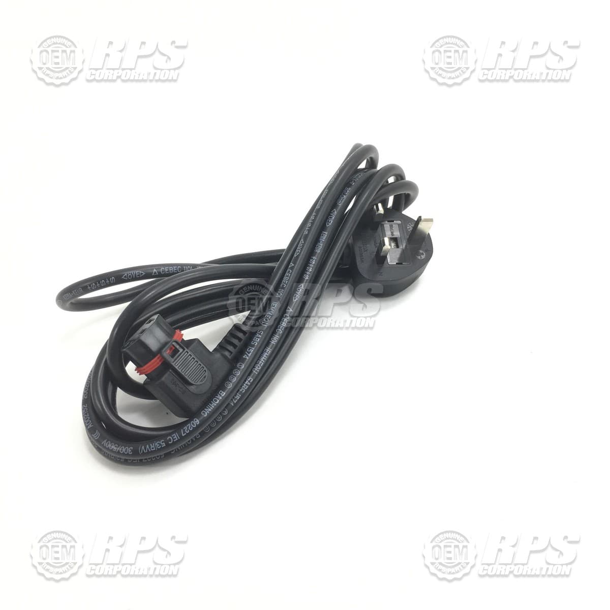 253-2473 - Power Cord,Type G,United Kingdom 90 Degree Weather Pack Receptical