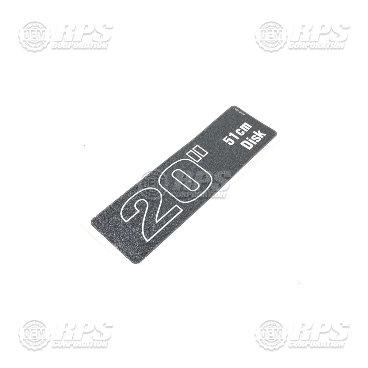 260-020D - Decal, 20 Disk