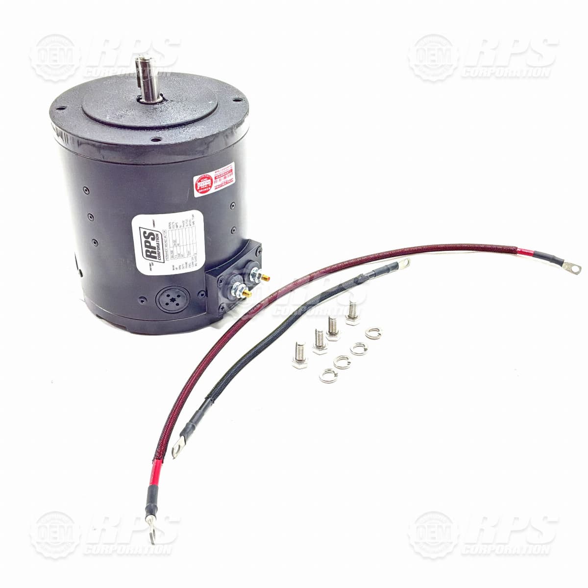 260-2500D - Motor,24V,1HP,2500RPM Edge w/Vent Covers/Gasket