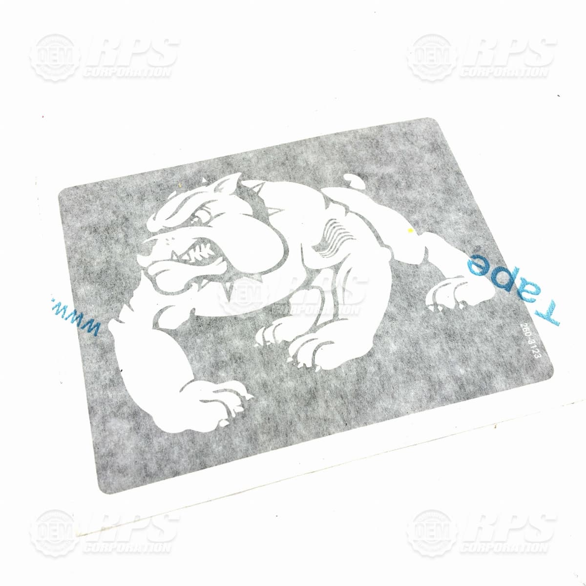 260-3123 - Decal Bulldog Side