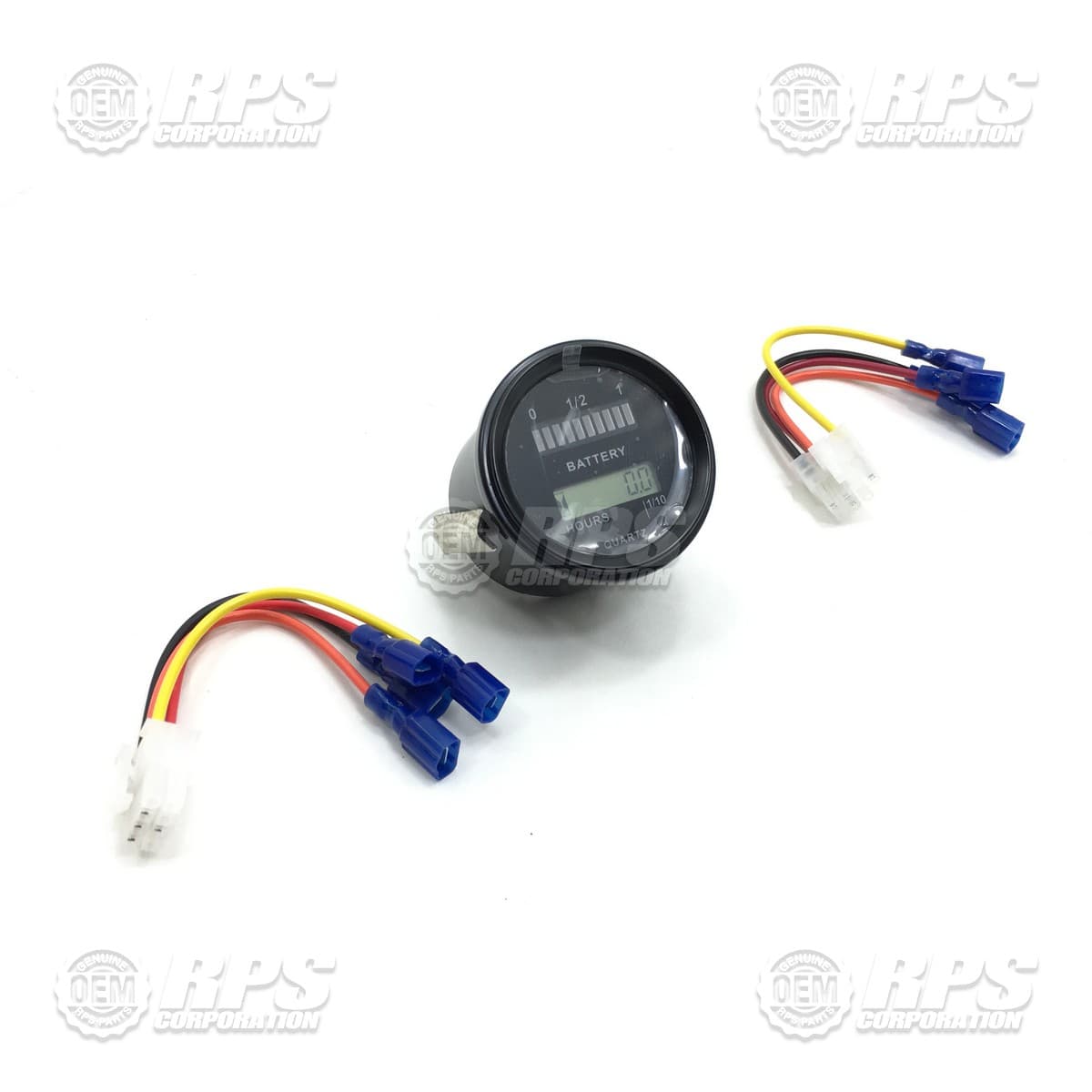 260-4855D - Meter,Battery/Hour, w/Adapter Harness 12/24/36v
