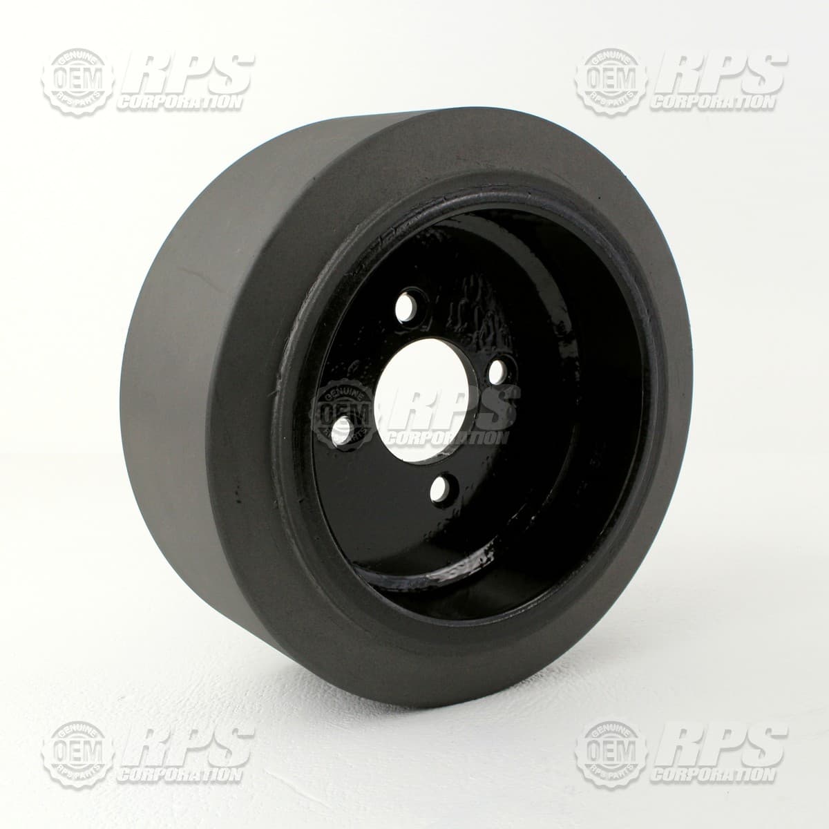290-6190 - Wheel,Rear,Black,Poly,12" Smooth
