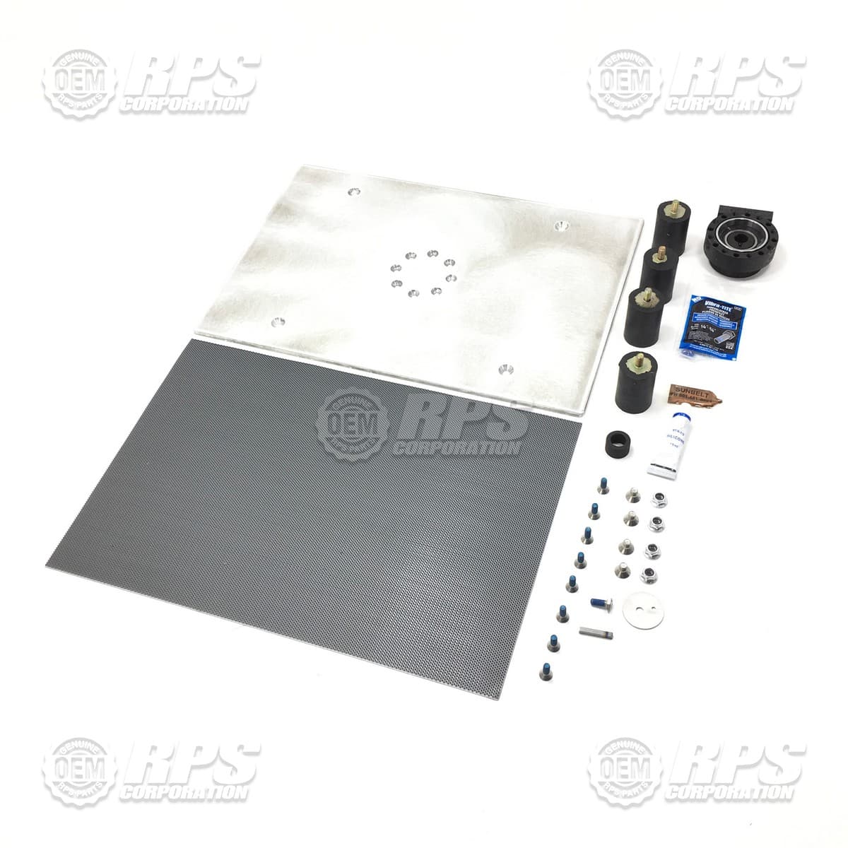 300-01084ZC - Aluminum Plate Kit 20" AC Stick Pivot Style
